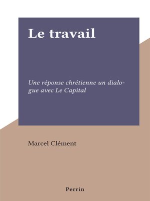 cover image of Le travail